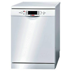 Bosch SMS63M42GB Freestanding Dishwasher, White